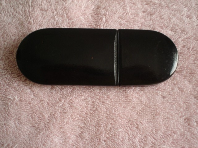 Lovely Antique Black Lacquer Eyeglass Case
