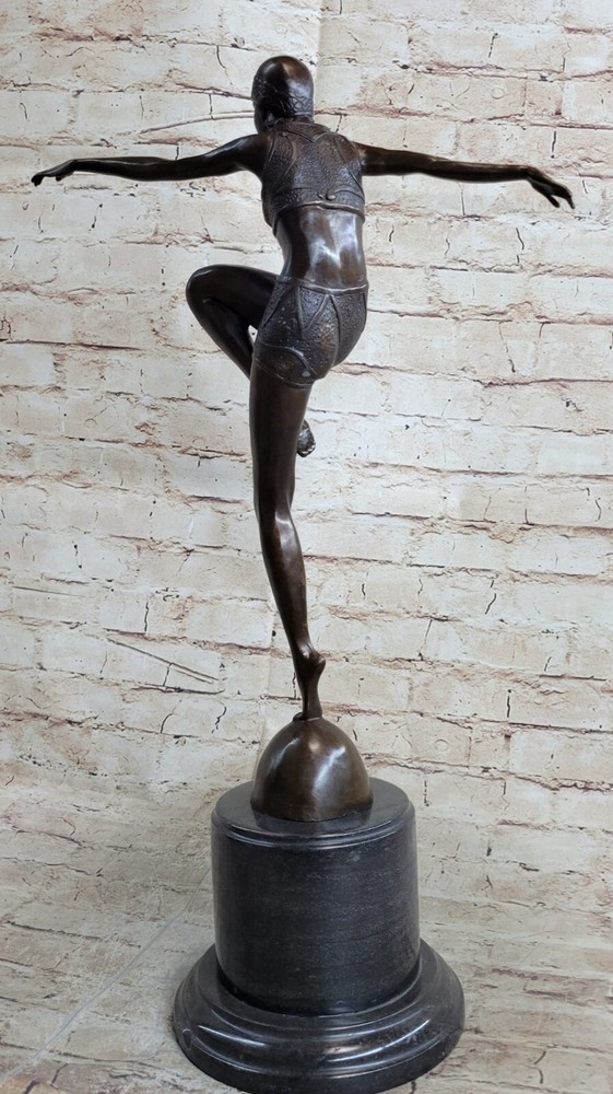 Bronze Sculpture, Hand Made Statue Abstract Modern SOLID ABSTRACT Gift