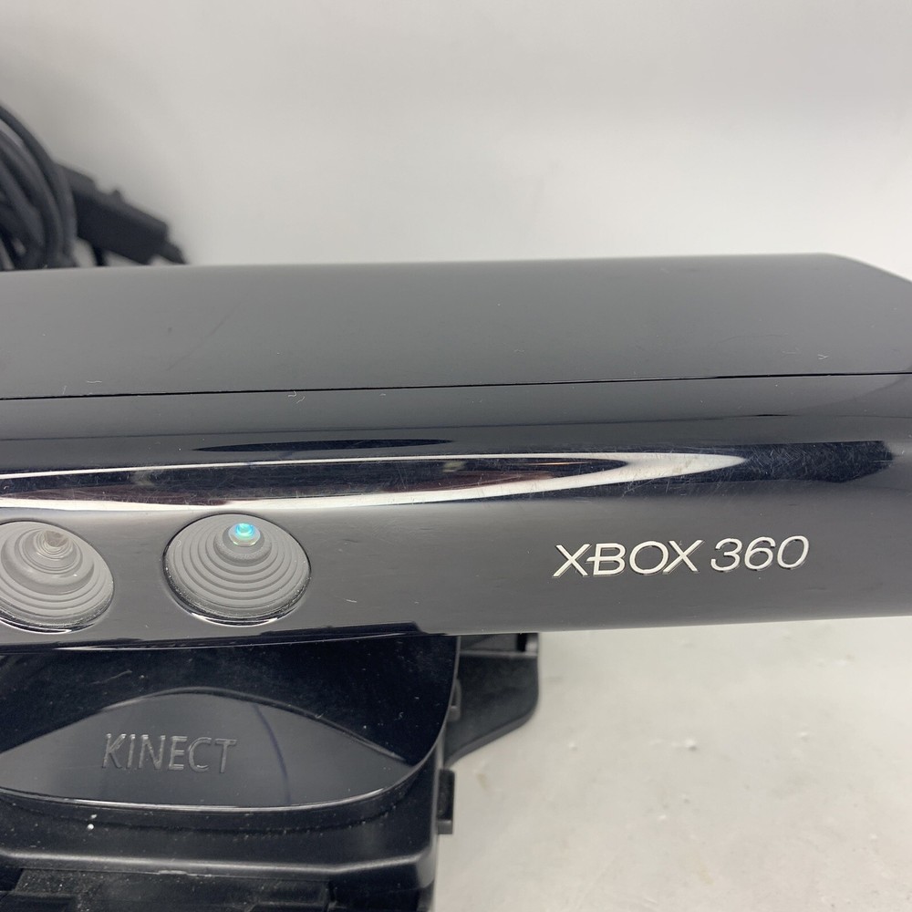 Microsoft XBOX 360 Kinect Sensor Bar Model 1414 Black with Power Adapter