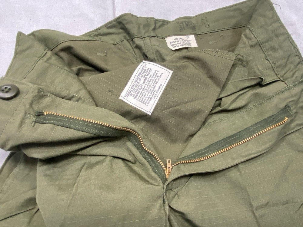 Vietnam 3rd pattern Jungle Trousers ripstop new Small Long