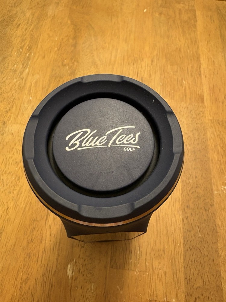 Blue Tees Player + Magnetic Touchscreen Smart Golf Speaker, Bluetooth, Navy Blue