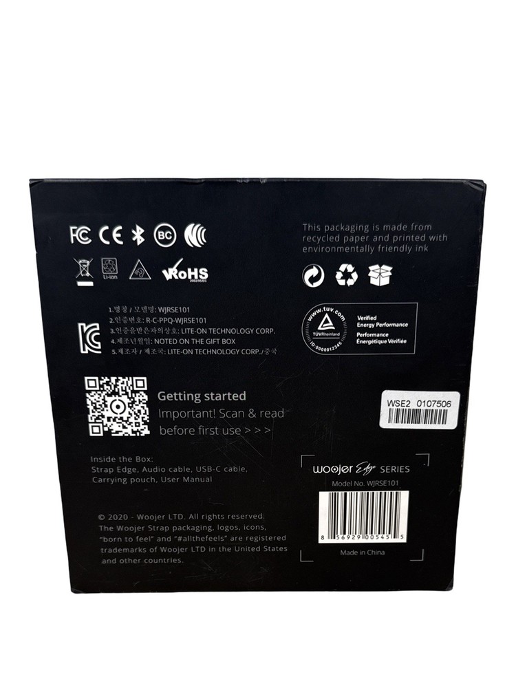 WOOJER Strap Edge Haptic Feedback VR Bluetooth WJRSE101 Wojer Game Audio A NEW