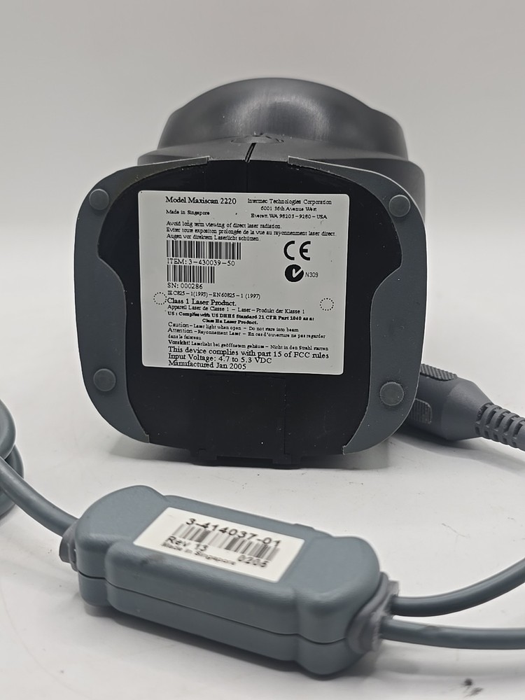 Intermec Maxiscan 2220 Presentation Barcode Scanner Upright