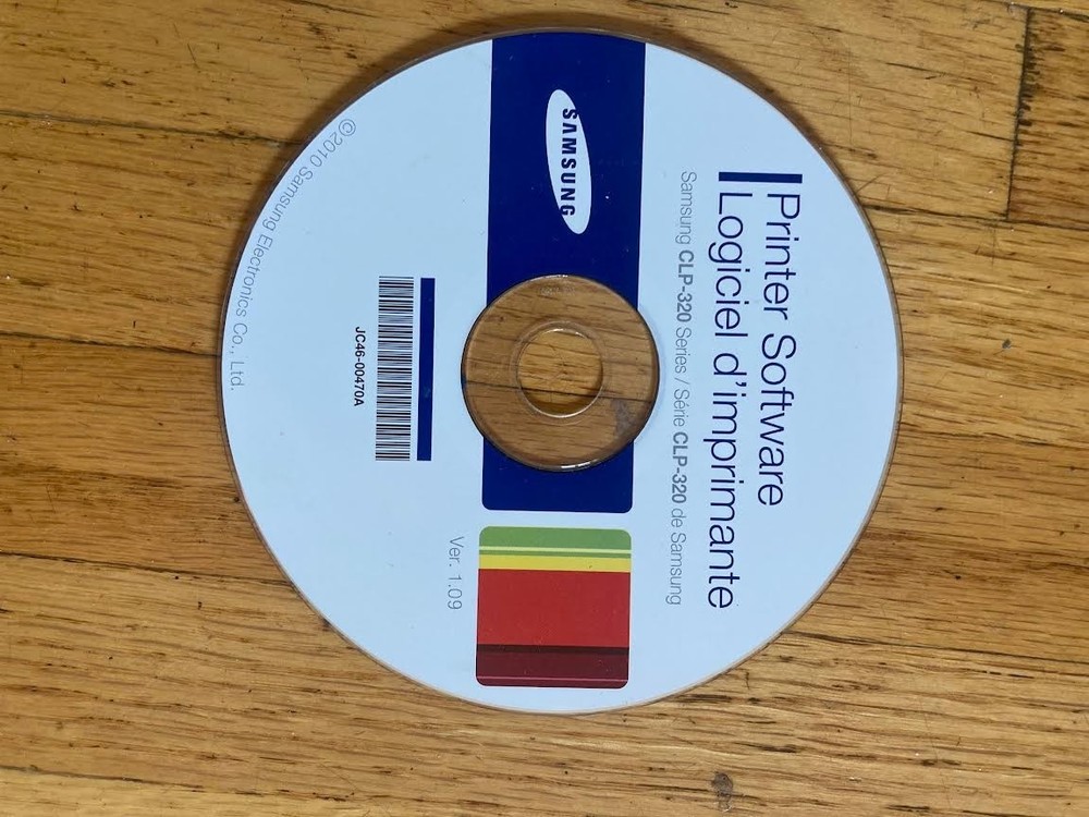 New ! Samsung CLP-320 Series Setup Installation CD ROM Software CD   Disk