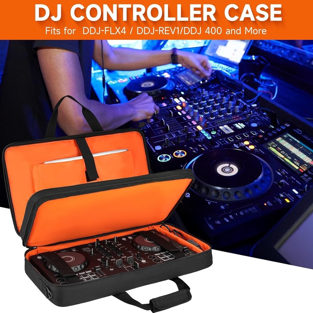 Stylish DJ Controller Storage Case - Secure, Lightweight, and Easy to Carry