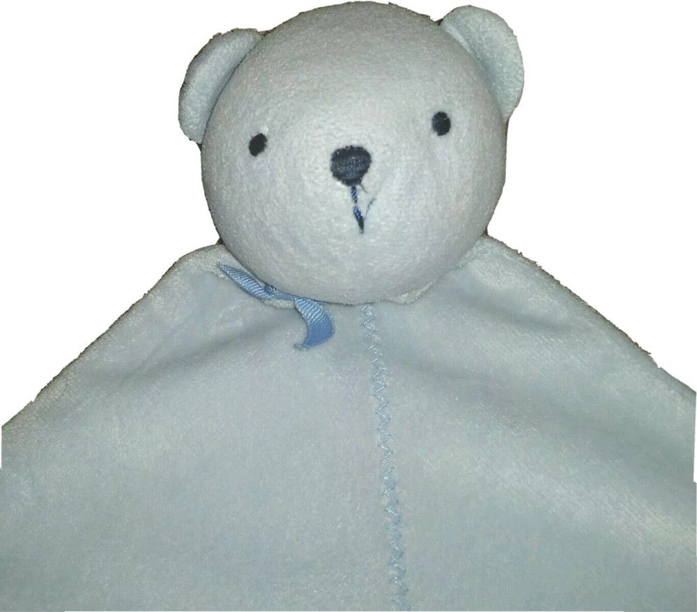 Carter's Precious Firsts BLUE BEAR Security Blanket Soft Lovey Just One Year