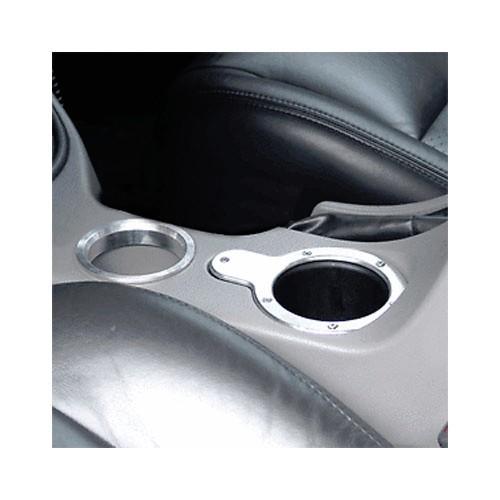(2pc) FITS 01-04 All MUSTANG CUP HOLDER BEZEL PACKAGE ABS CHROME