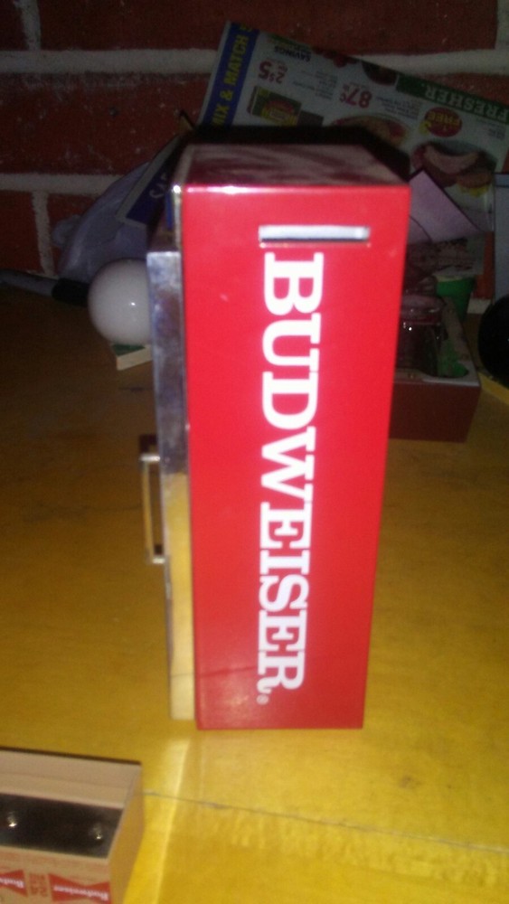 budweiser metal bank