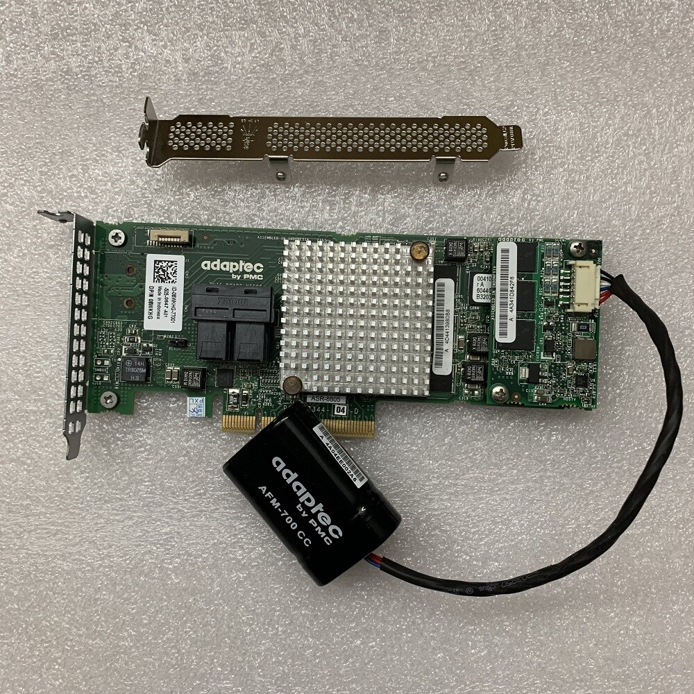 New ASR-8805 Adaptec 12 Gb/s RAID Controller Card+Flash Module AFM-700 SuperCap