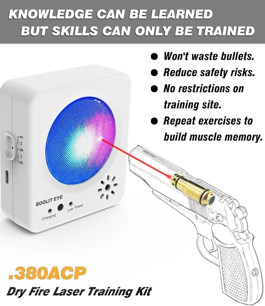 Rechargeable Laser Target Practice Kit for Effective Dry Fire Training Anywhere