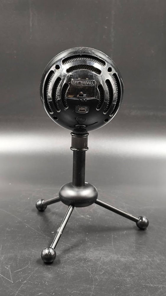 Blue Snowball USB Microphone Used Working Black