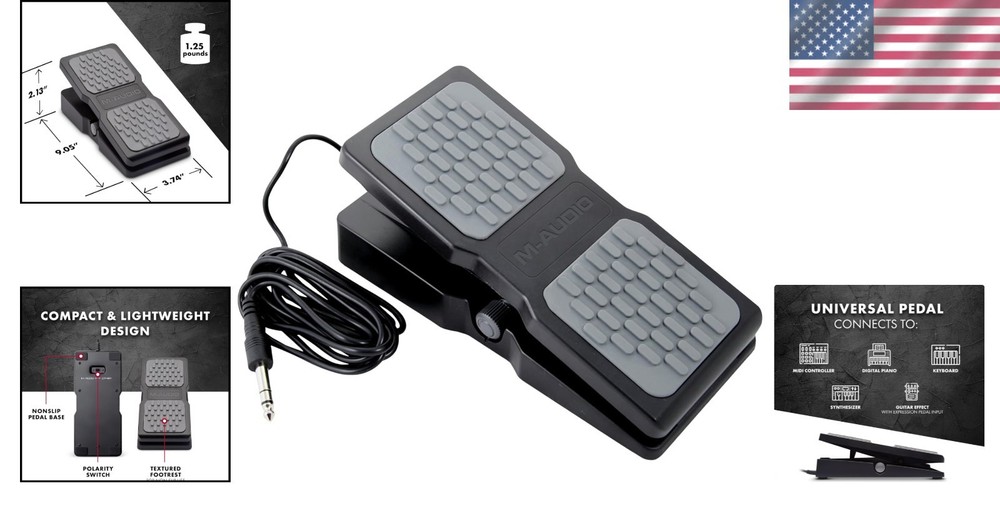 Robust EX-P Expression Pedal for Smooth Modulation Control in Music Performance