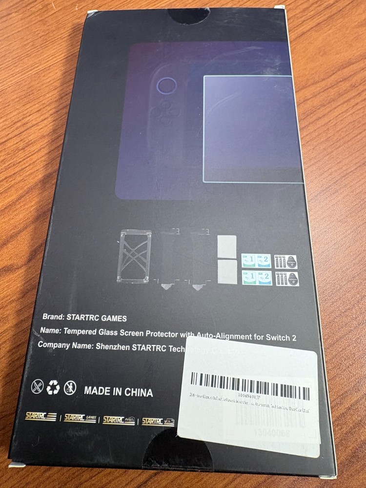 2-Pack Tempered Glass Screen Protector for Nintendo Switch 2, 9H, Clear