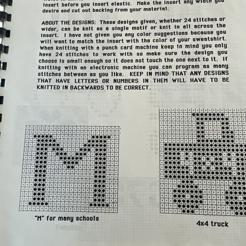 Insert Fun - 1992 Machine Knitting OOP Book By Lezley Grzegorczyk