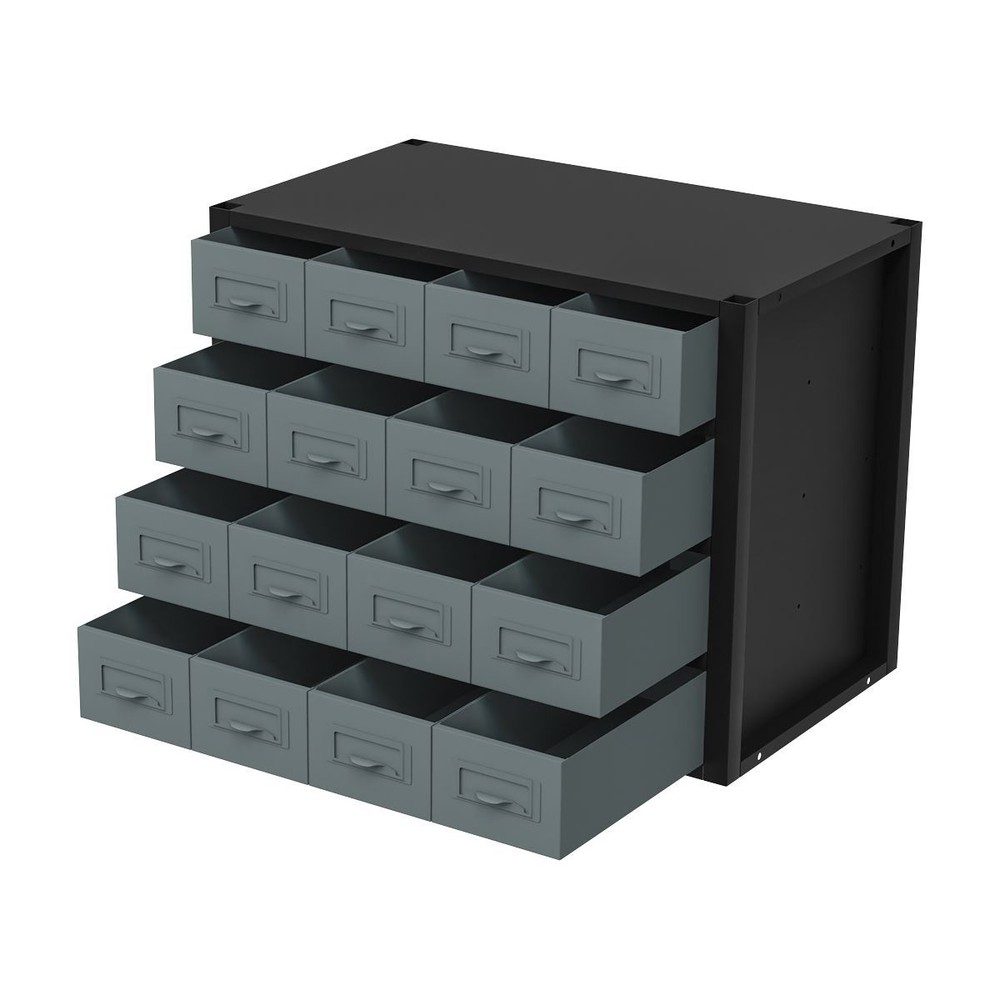 Sealey Modular Racking Mid Unit 16 Small Drawers Tool Storage 580mm
