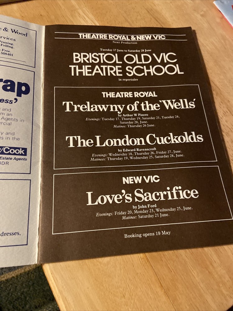 “Oh What A Lovely War” OriginalProgramme