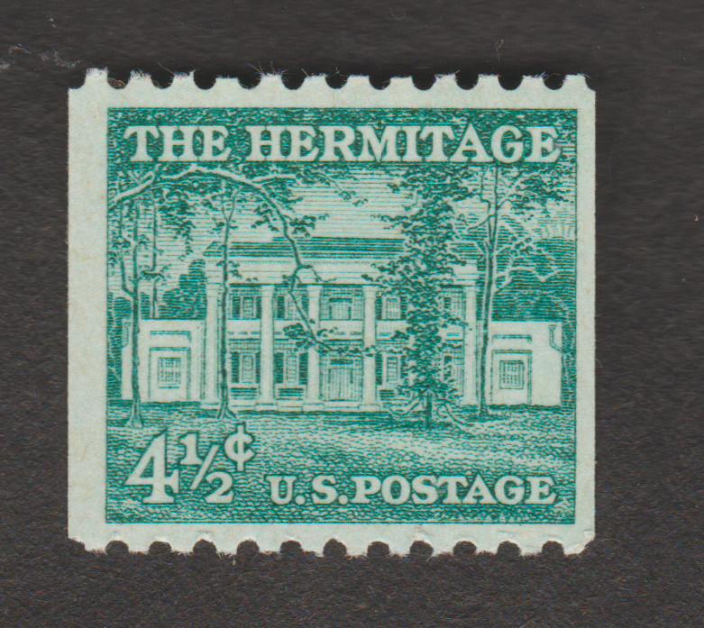 1959 US 1037 COIL THE HERMITAGE MNH