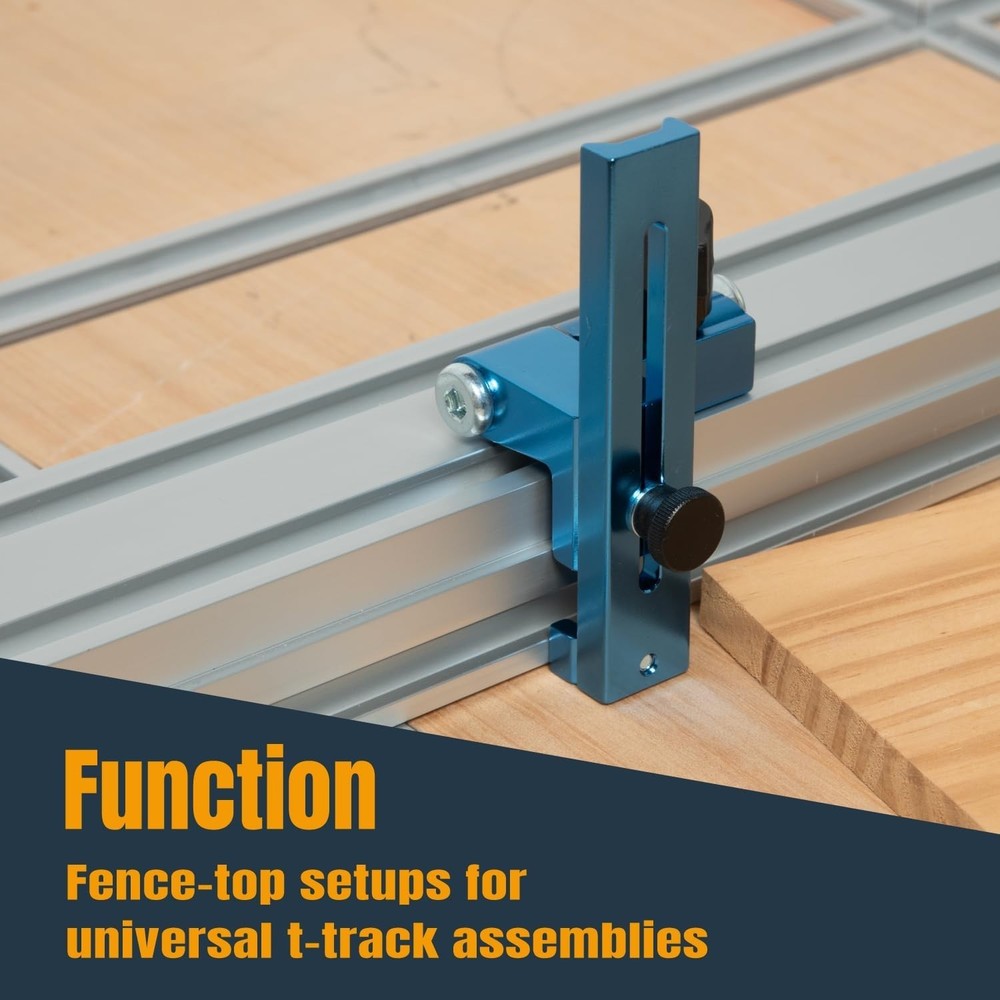 1" to 3-1/2" Adjustable Flip Stop - Precision Cutting Tool for Woodworking