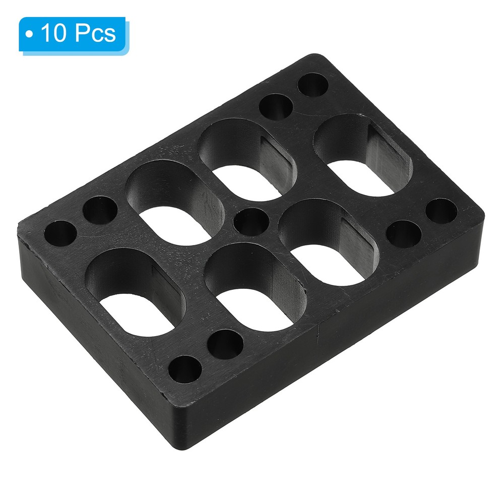 5/8"(15mm) Skateboard Riser Pads, 10Pcs Riser Pads Angle Shock Pads, Black