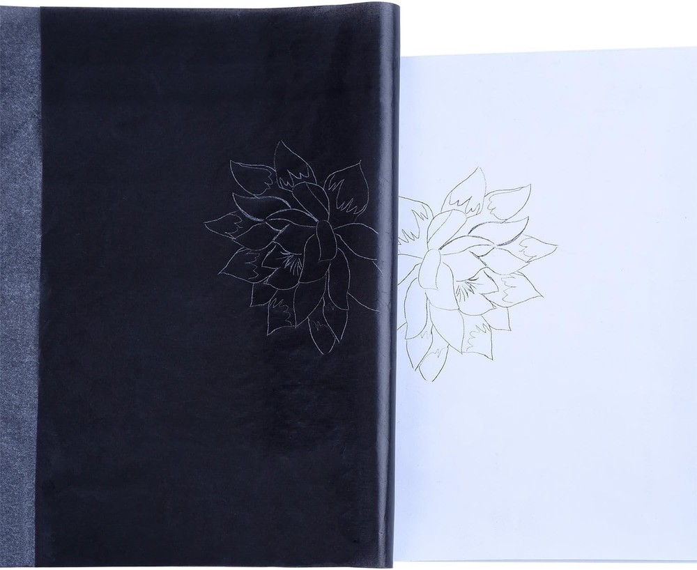 Erasable 30 Pack Graphite Carbon Copy Tracing Paper - 9x13 Inch Versatile Sheets