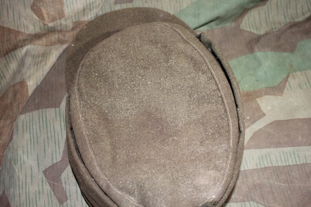 ORIGINAL WW2 GERMAN M43 FELDMUTZE STYLE FIELD CAP MODIFIED WH SS OSTFRONT