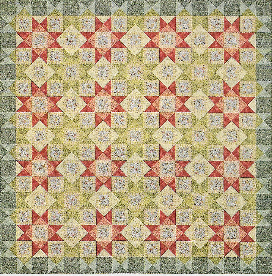 Daydreams Quilt quilting pattern instructions (3 sizes)