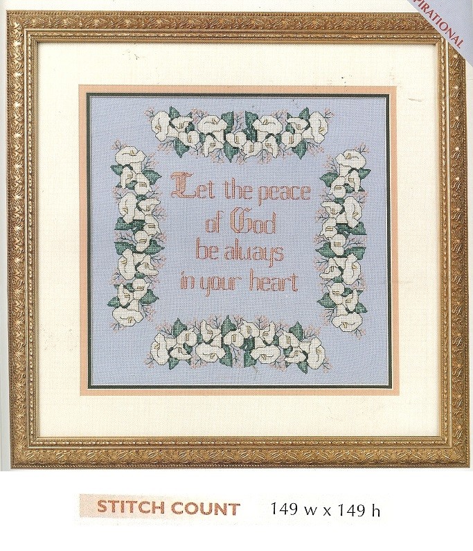 PEACE OF GOD   - CROSS STITCH PATTERN ONLY  HM WYR