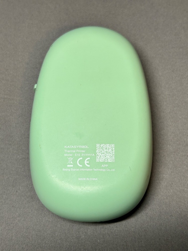 Supvan KATASYMBOL Label Maker Only E10 Thermal Green