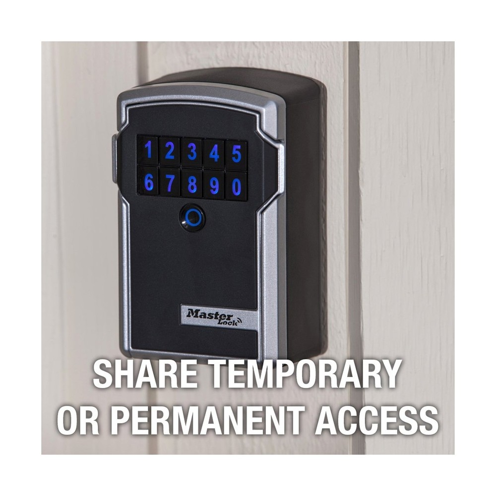Master Lock Digital Lock Box for Keys with Code, Electronic Wall Mount Key Sa...