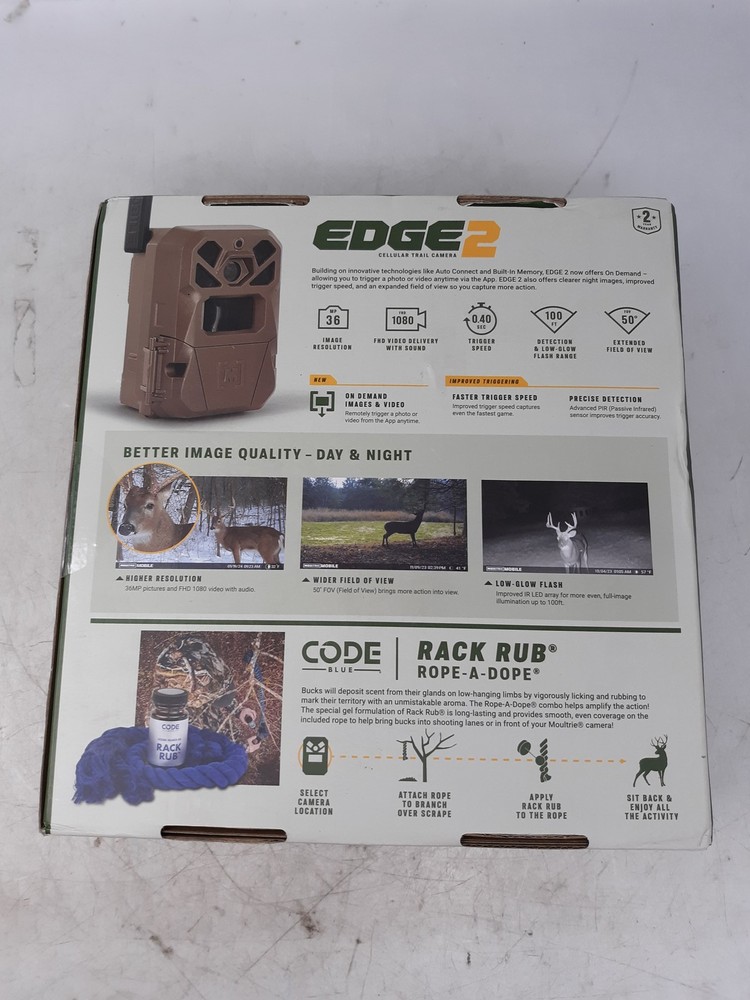 Moultrie Edge 2 Cellular Trail Camera Scout-N-Scrape Kit