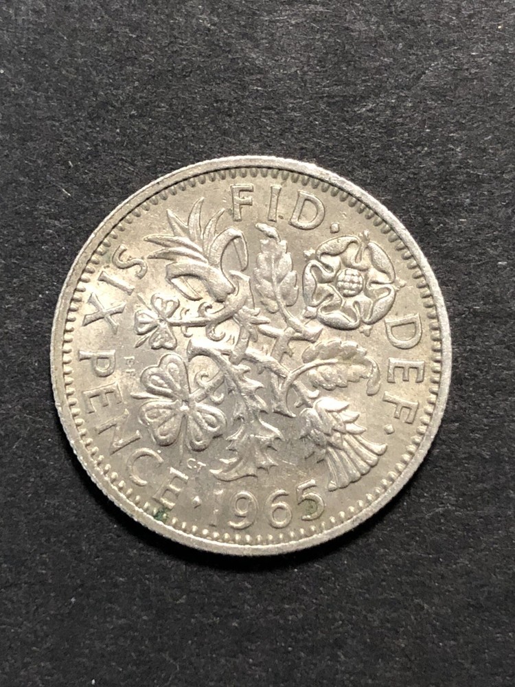 1965 Lucky Sixpence