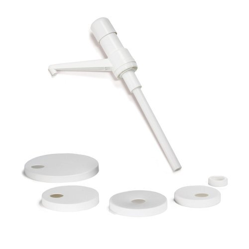Tablecraft White Polypropylene Condiment Dispenser Pump Kit