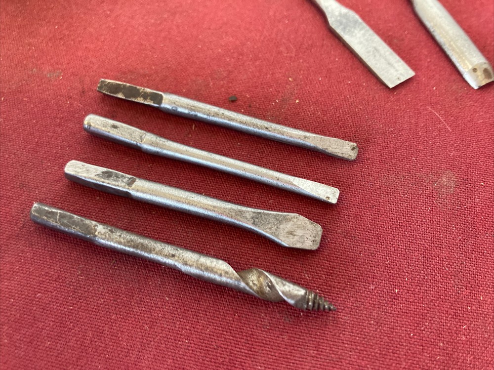 6pc vintage Wood Handle Screwdriver -Drill-Craving Tool