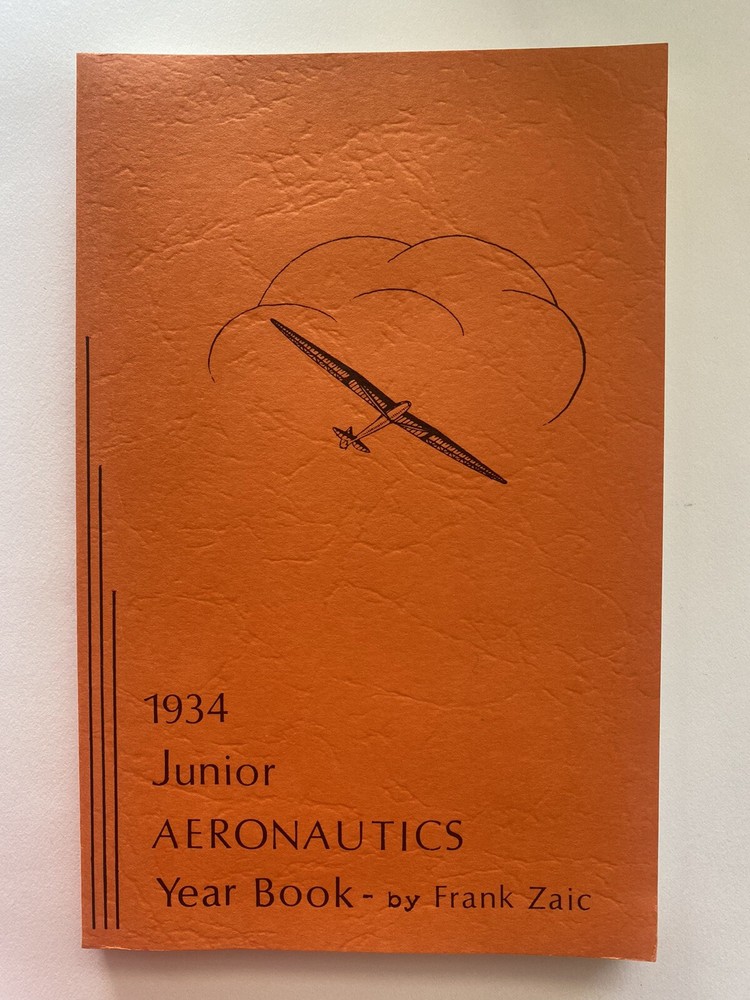 (NEW) FRANK ZAIC 1934 Model Aeronautics Year Book