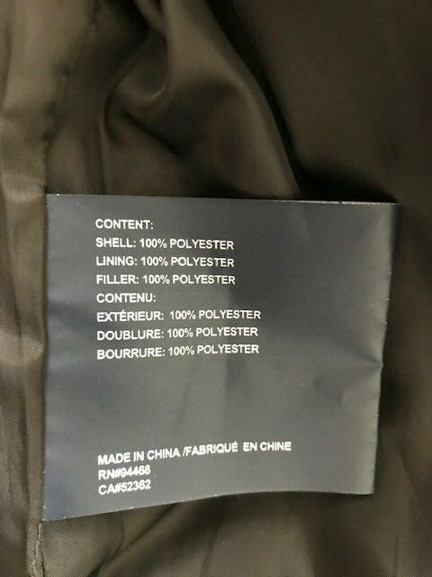 Men's Black NAUTICA Hooded Jacket/Parka size MEDIUM