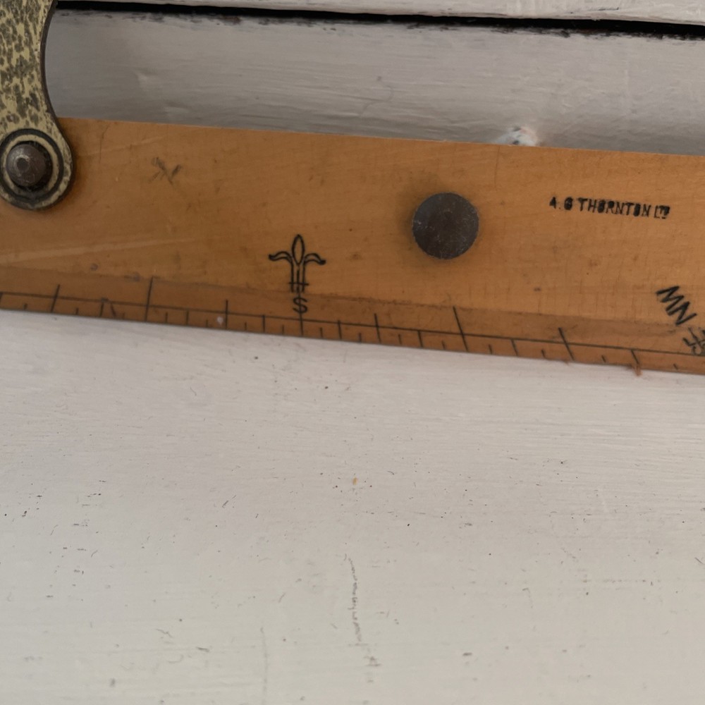 Vintage Capt Fields Improved Parallel Nautical Ruler