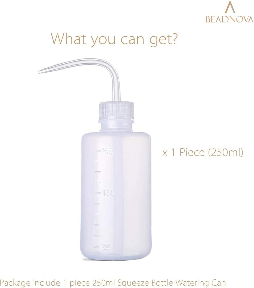 Compact 8oz Watering Can with Rectangular Prism Design for Easy Handling