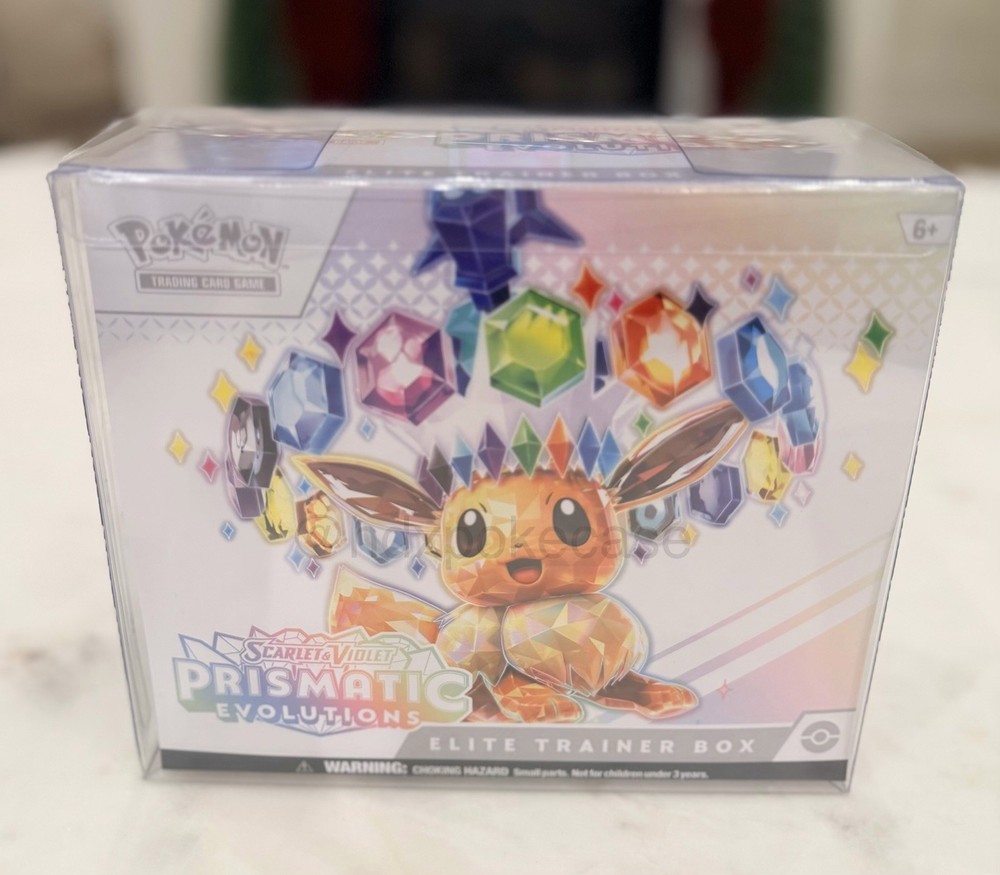 Pokemon ETB Elite Trainer Box Plastic Protector Case Display 5pc pack