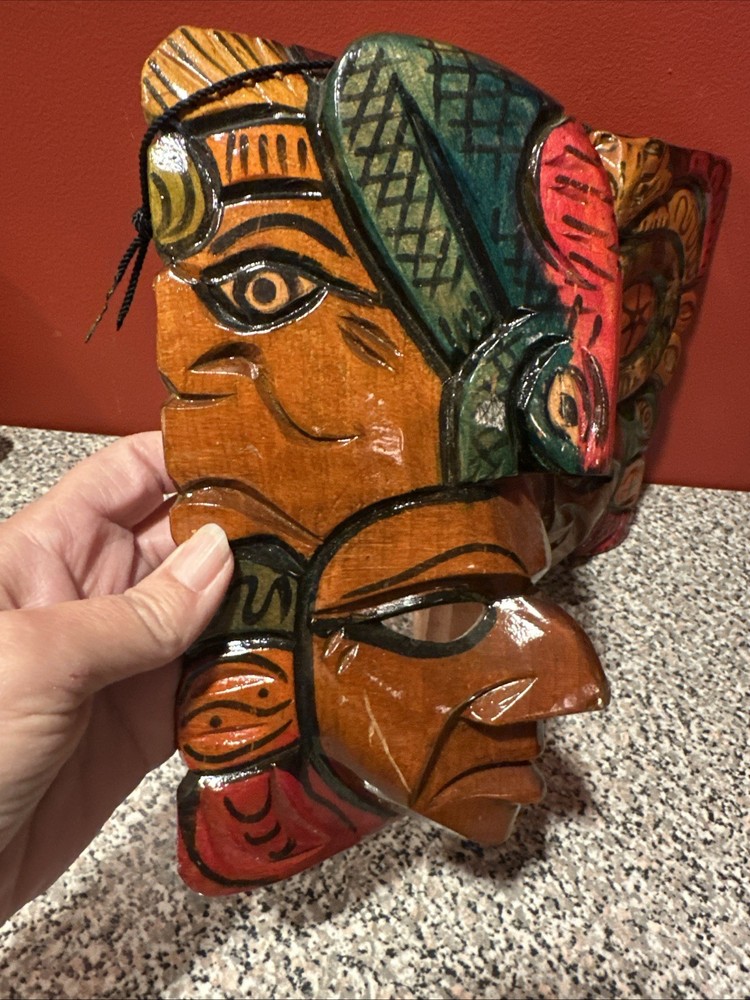 2 Hand painted? Tribal? Face Mask SH8