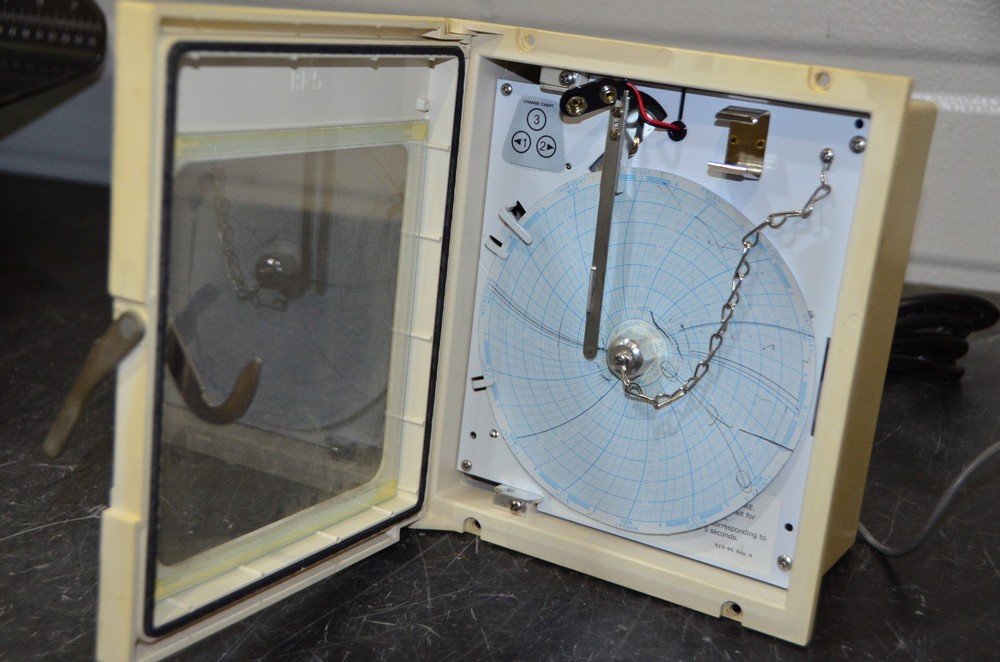 Cobex Temperature Chart Recorder 6" Single Pen Fully Cased