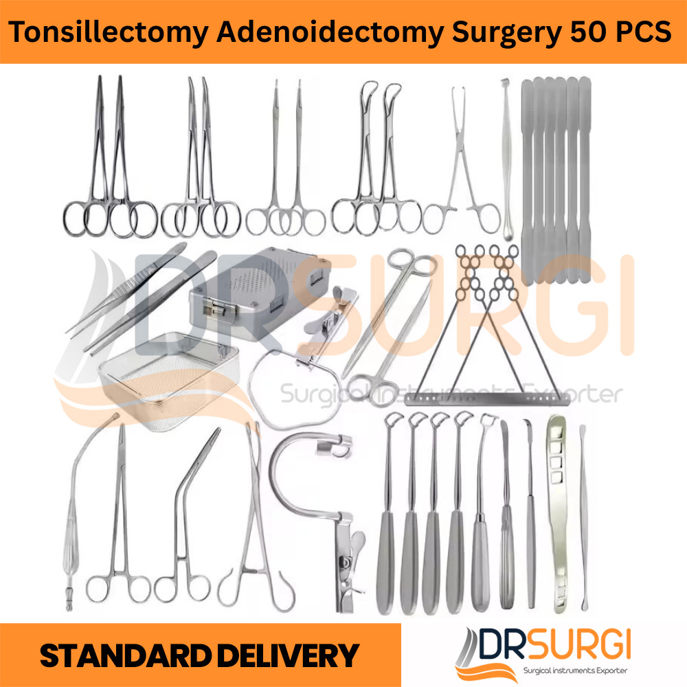 Tonsillectomy Adenoidectomy Surgery 50 PCS Set to remove Tonsils and Adenoids