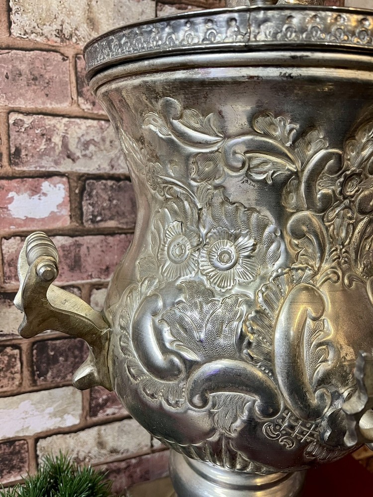 ANTIQUE MOROCCAN SAMOVAR 31” TALL