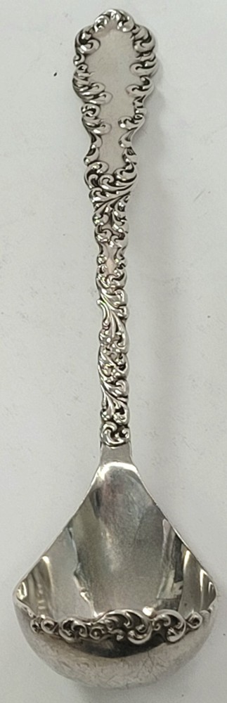 R. Wallace Waverly Sterling Silver Solid Cream Ladle 6"