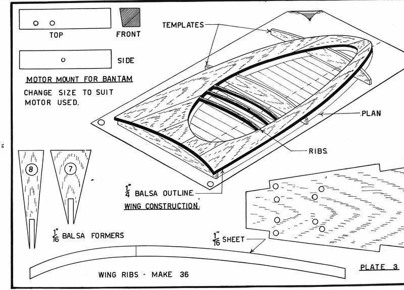 BAY RIDGE TOPPER PLAN + ORIGINAL BUILDING ARTICLE for 44" OT FF Model Airplane