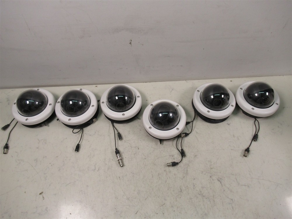 6 American Dynamics ADCDEH0309CN Color High Resolution Dome Security Cameras