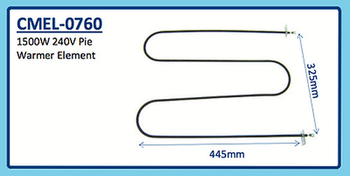 1500W 240V PIE WARMER ELEMENT CMEL-0760