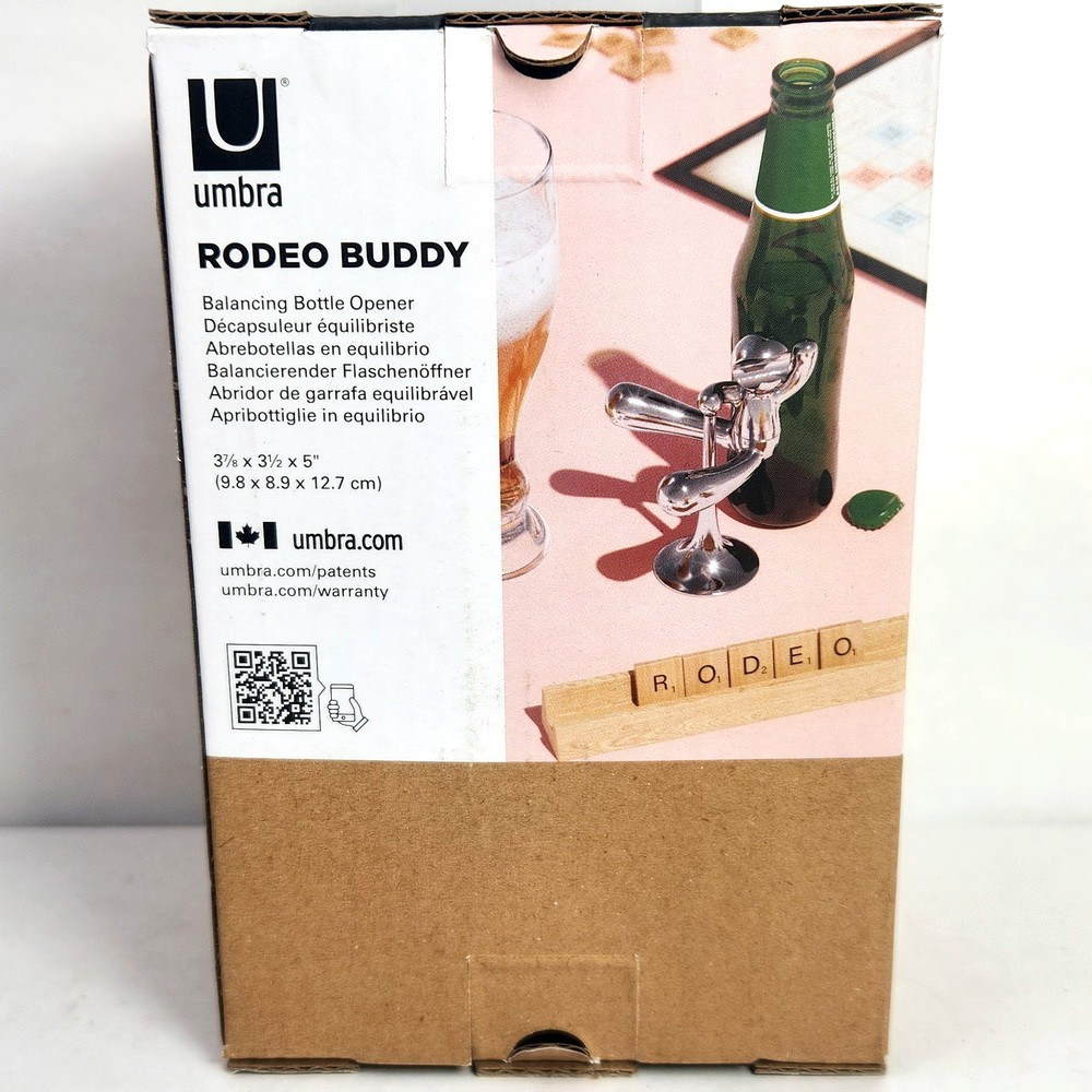 Chrome Bottle Opener Umbra Rodeo