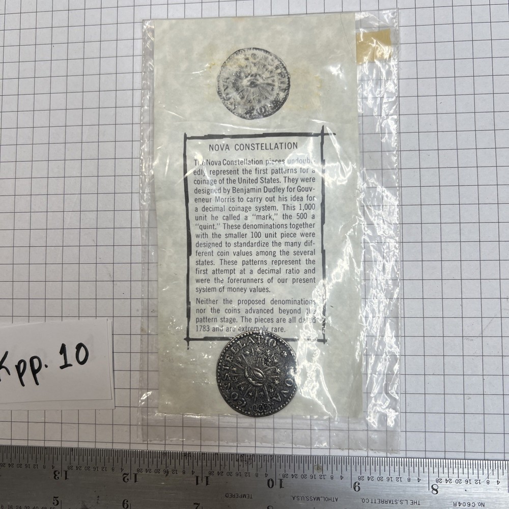Vintage Nova Constellation Copy Facsimile Reproduction Coin