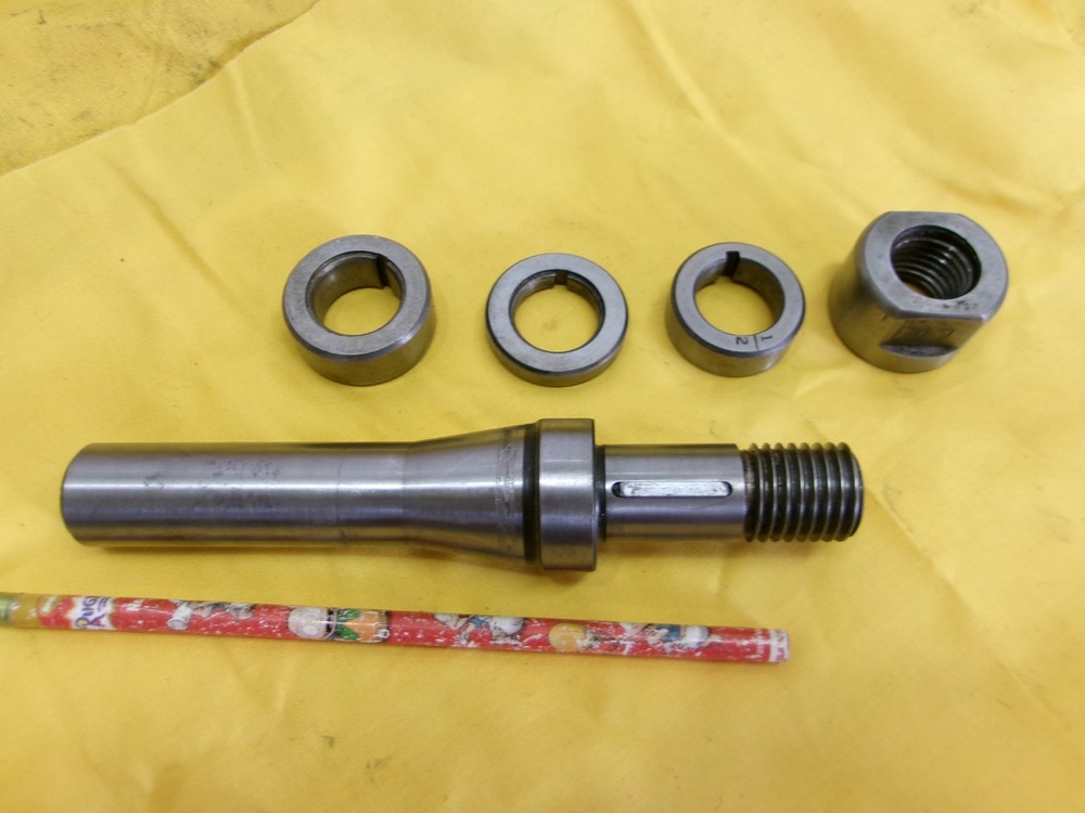 R8 SHANK x 7/8" STUB MILL ARBOR vertical horizontal milling machine tool BISON