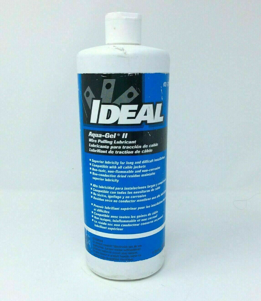 IDEAL - 31-378 Aqua-Gel II Electrical Pulling Lubricant 1-Qt Squeeze Bottle